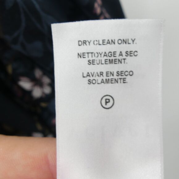 Velvet by Graham & Spencer Delores Printed Challis Dress Size L Floral Rayon - Picture 8 of 8
